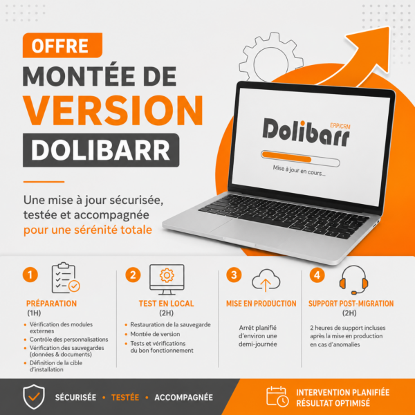 Montée de version Dolibarr